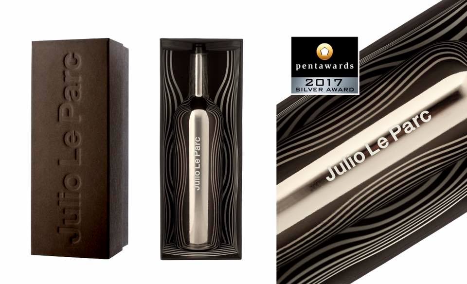  RUTINI WINES  / "Antología Julio Le Parc" Silver Pentawards / Luxury / Limited Edition / Packaging Design