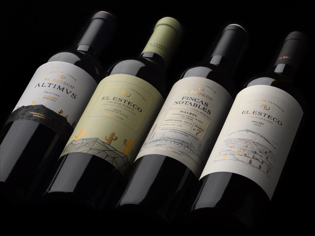 BODEGA EL ESTECO/ "Línea Alta Gama" Wines / Branding & Packaging Design - Ph: Estudio García-Betancourt
