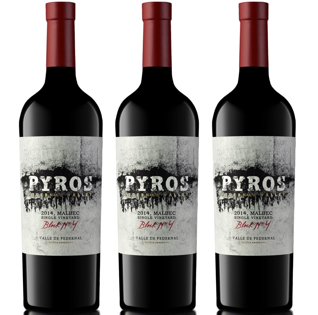  PYROS WINES  / "Pyros Pedernal Valley" Malbec / Branding & Packaging Design